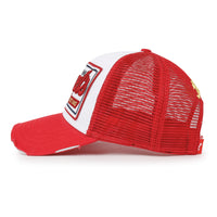 ililily Premium Howels Embroidery Structured Crown Vintage Baseball Cap