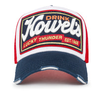 ililily Premium Howels Embroidery Structured Crown Vintage Baseball Cap