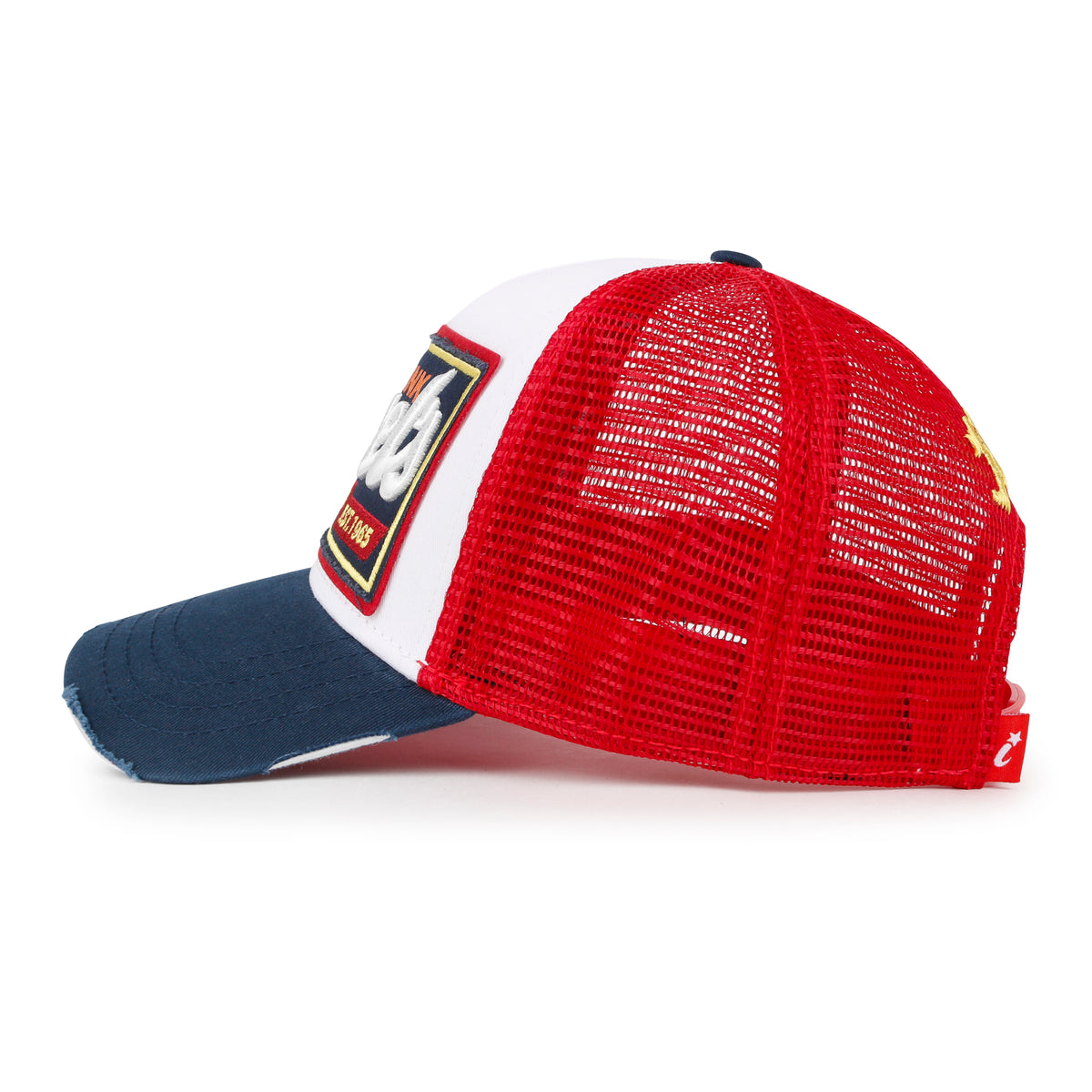 ililily Premium Howels Embroidery Structured Crown Vintage Baseball Cap