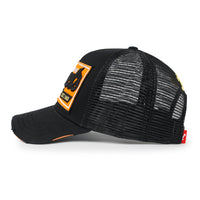 ililily Premium Howels Embroidery Structured Crown Vintage Baseball Cap