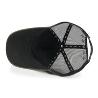 ililily PREMIUM Star Embroidery Baseball Cap Faux Suede Trucker Hat