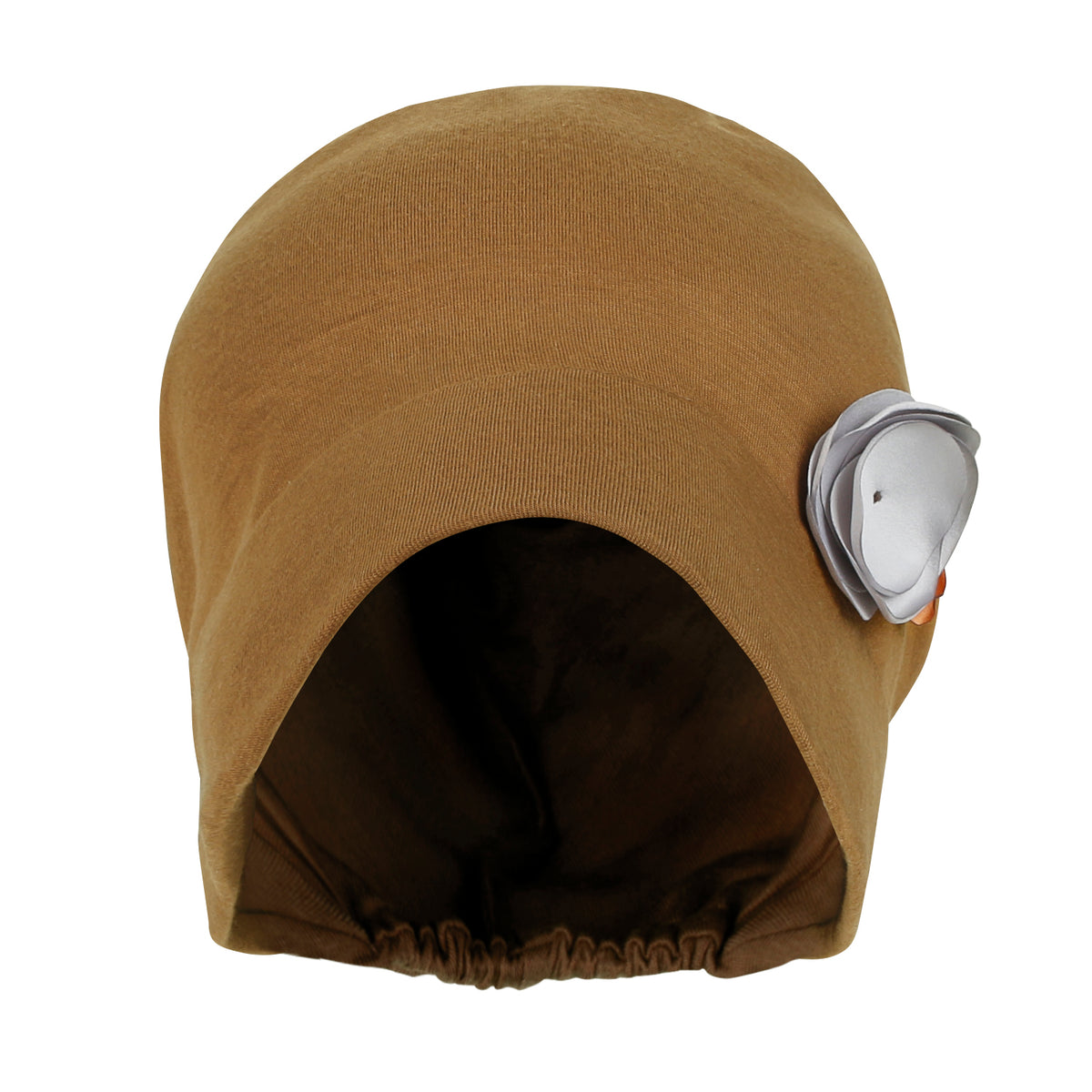 ililily TENCEL™Lyocell Flower Trim Beanie Soft Touch Stretchable Classic Hat
