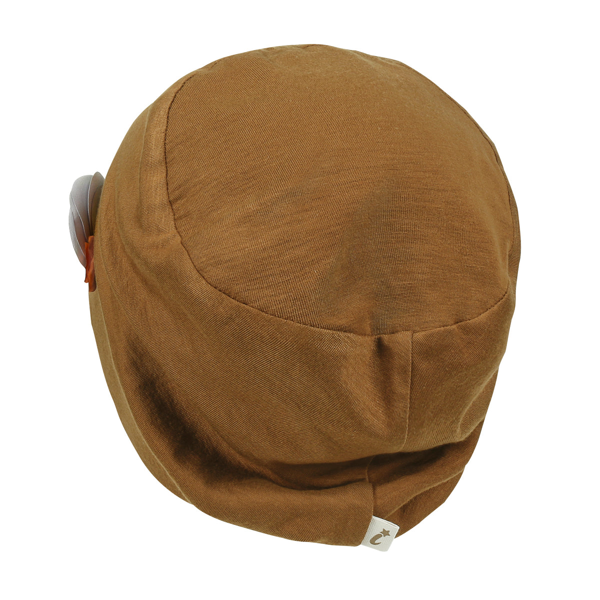 ililily TENCEL™Lyocell Flower Trim Beanie Soft Touch Stretchable Classic Hat