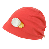 ililily TENCEL™Lyocell Flower Trim Beanie Soft Touch Stretchable Classic Hat