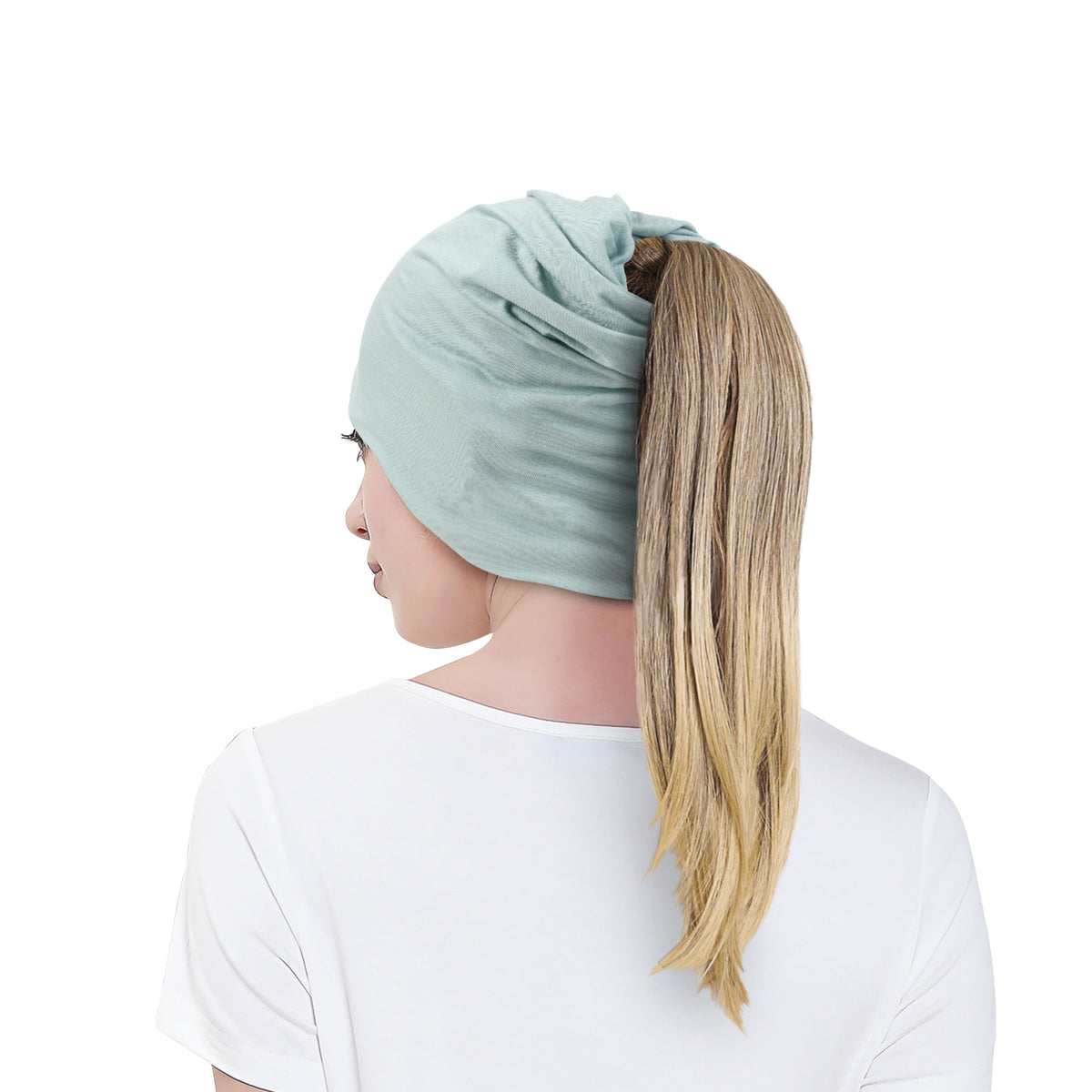 ililily TENCEL™Lyocell 3-Way Beanie Ultra Soft Stretchable Head Cover Chemo Hat