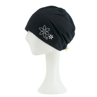 ililily TENCEL™Lyocell Rhinestone Chemo Beanie Ultra Soft Head Cover Sleep Hat