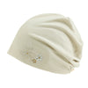 ililily TENCEL™Lyocell Rhinestone Chemo Beanie Ultra Soft Head Cover Sleep Hat
