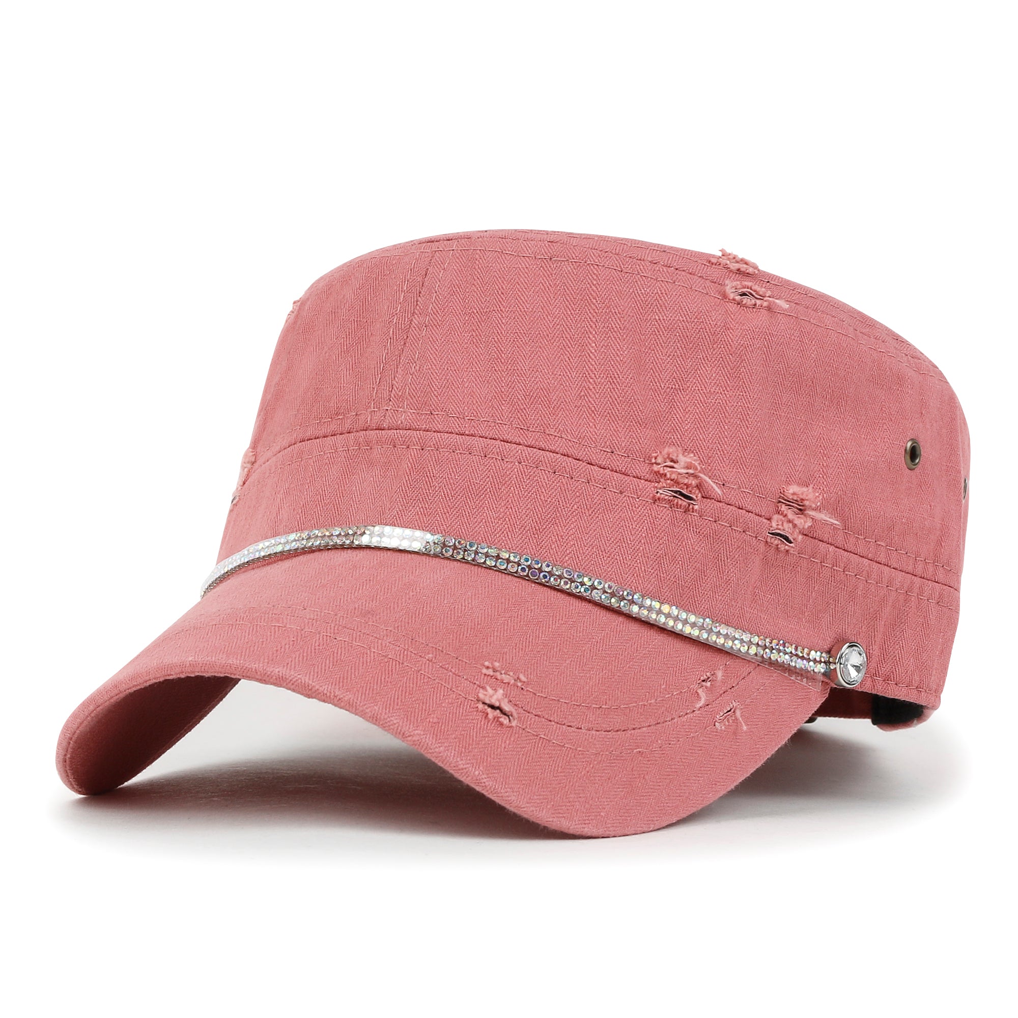 Ladies Tweed Flapper Cap - Plain Red | Mucros Weavers