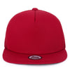 ililily Extra Large Size Solid Color Flat Bill Snapback Hat Blank Baseball Cap