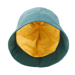 ililily TENCEL™Lyocell Lining Round Crown Sun Hat Soft Touch Cotton Bucket Hat