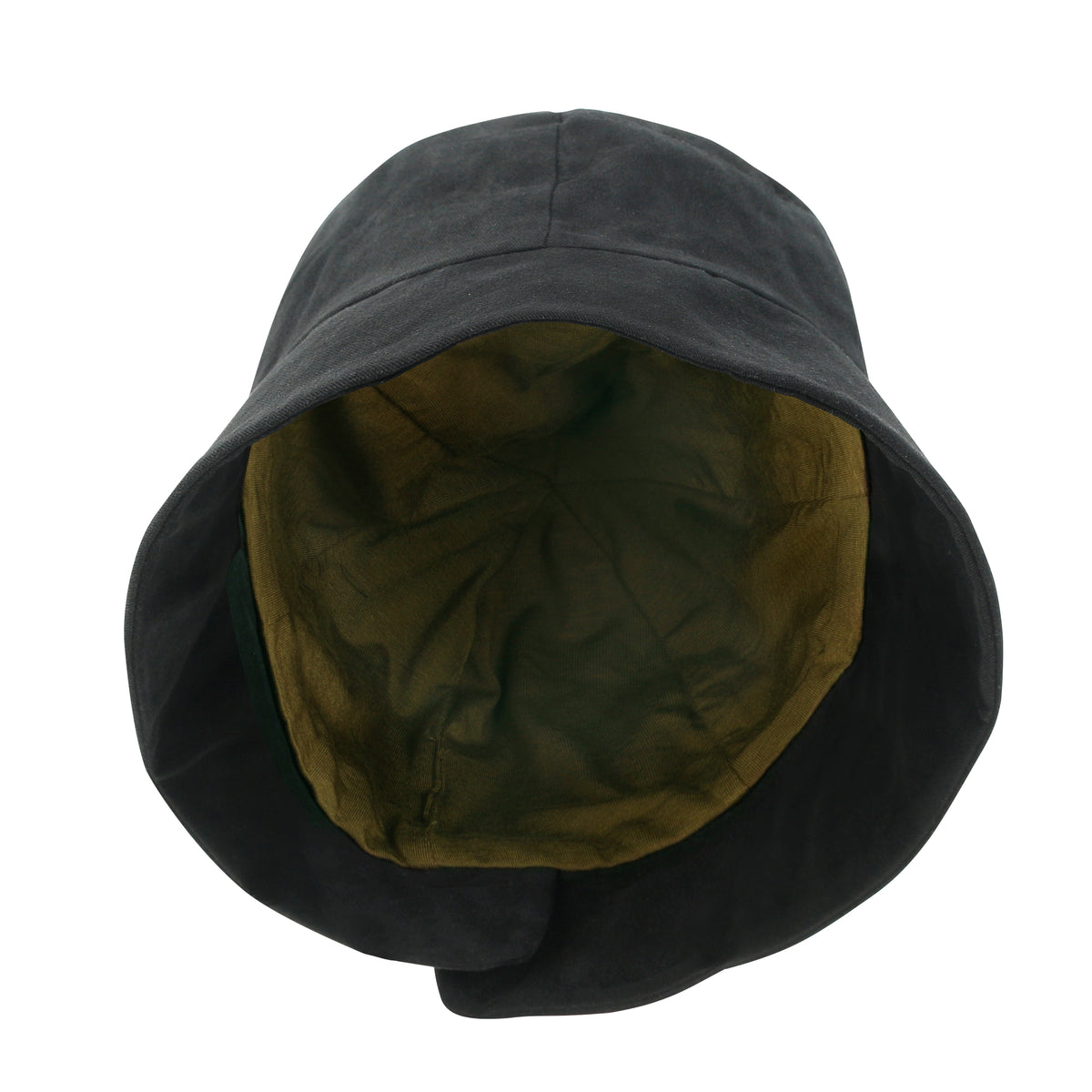 ililily TENCEL™Lyocell Lining Round Crown Sun Hat Soft Touch Cotton Bucket Hat