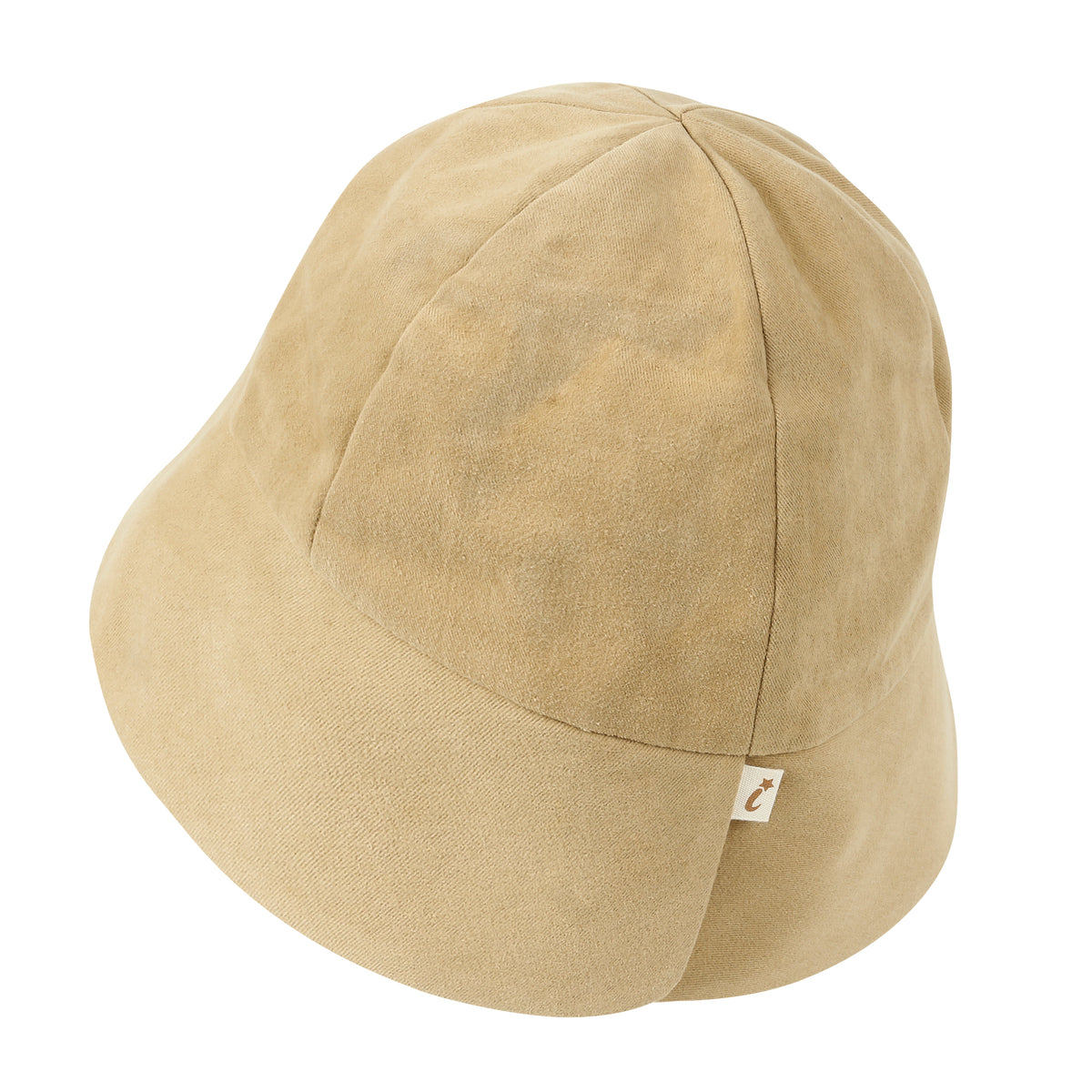 ililily TENCEL™Lyocell Lining Round Crown Sun Hat Soft Touch Cotton Bucket Hat