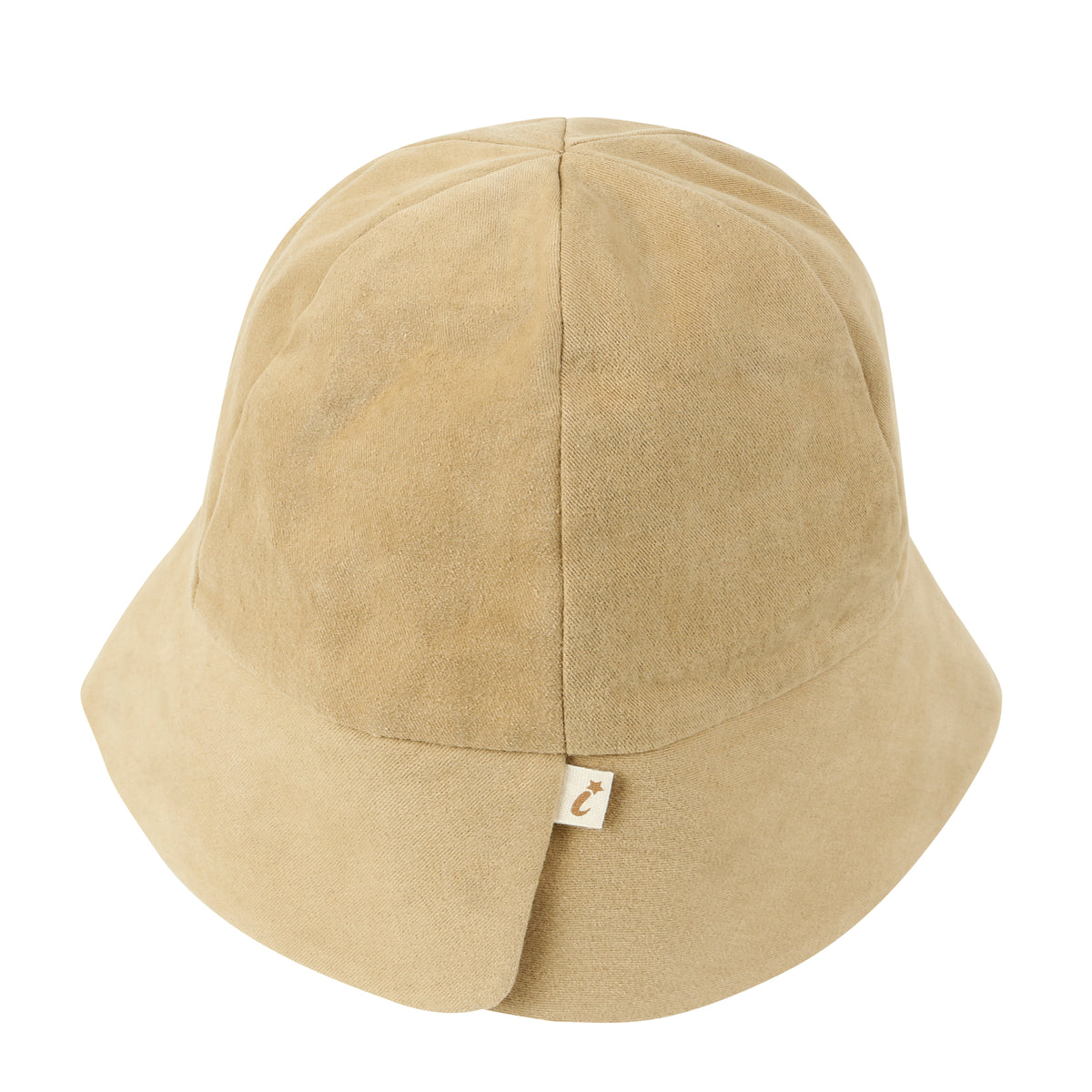 ililily TENCEL™Lyocell Lining Round Crown Sun Hat Soft Touch Cotton Bucket Hat