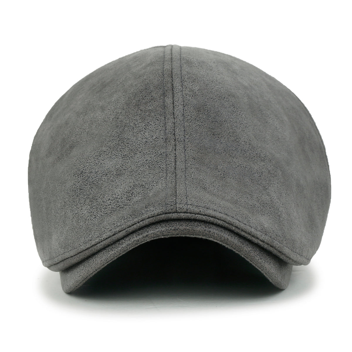 ililily Faux Leather Flat Cap Vintage Cabbie Hat Gatsby Ivy Irish Hunting Newsboy Stretch-fit