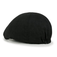 ililily Cotton Washed Flat Cap Cabbie Hat Gatsby Ivy Irish Hunting Newsboy Stretch fit