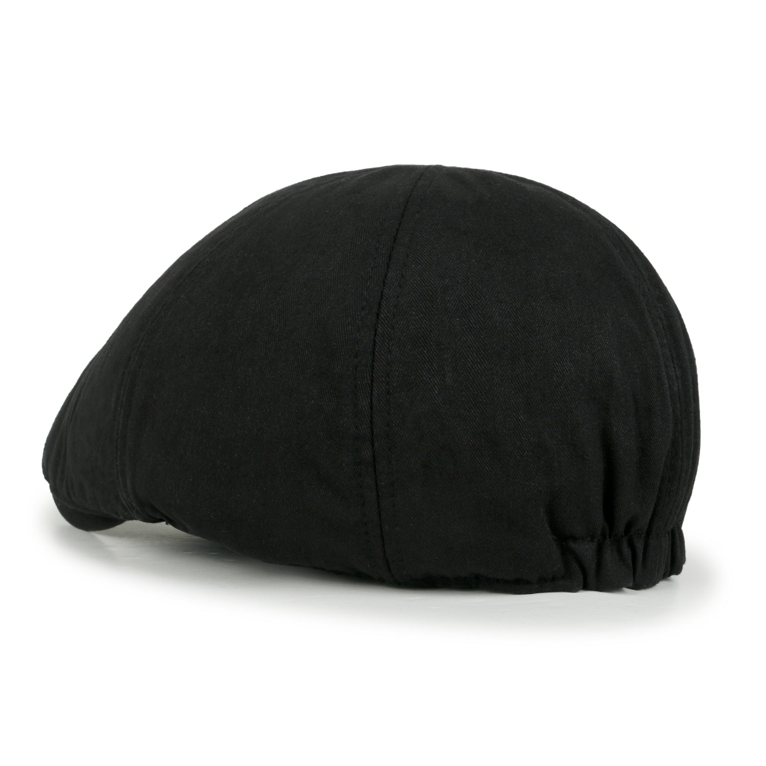WETOO Men's Flat Cap Gatsby Newsboy Lvy Irish Hats Driving Cabbie Hunting Cap A1-cotton-black