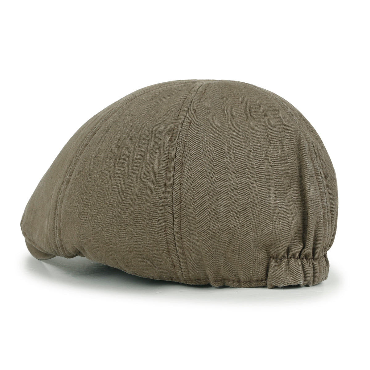 ililily Cotton Washed Flat Cap Cabbie Hat Gatsby Ivy Irish Hunting Newsboy Stretch fit