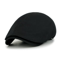 ililily Cotton Flat Cap Cabbie Hat Gatsby Ivy Irish Hunting Newsboy Stretch fit