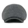 ililily Basic Color Gatsby Newsboy Hat Flex Fit Cabbie Hunting Flat Cap
